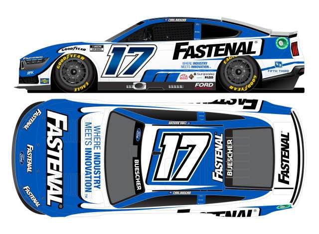 1:64 Action Racing Collectibles - 2025 Ford Mustang #17 Chris Buescher *Fastenal*