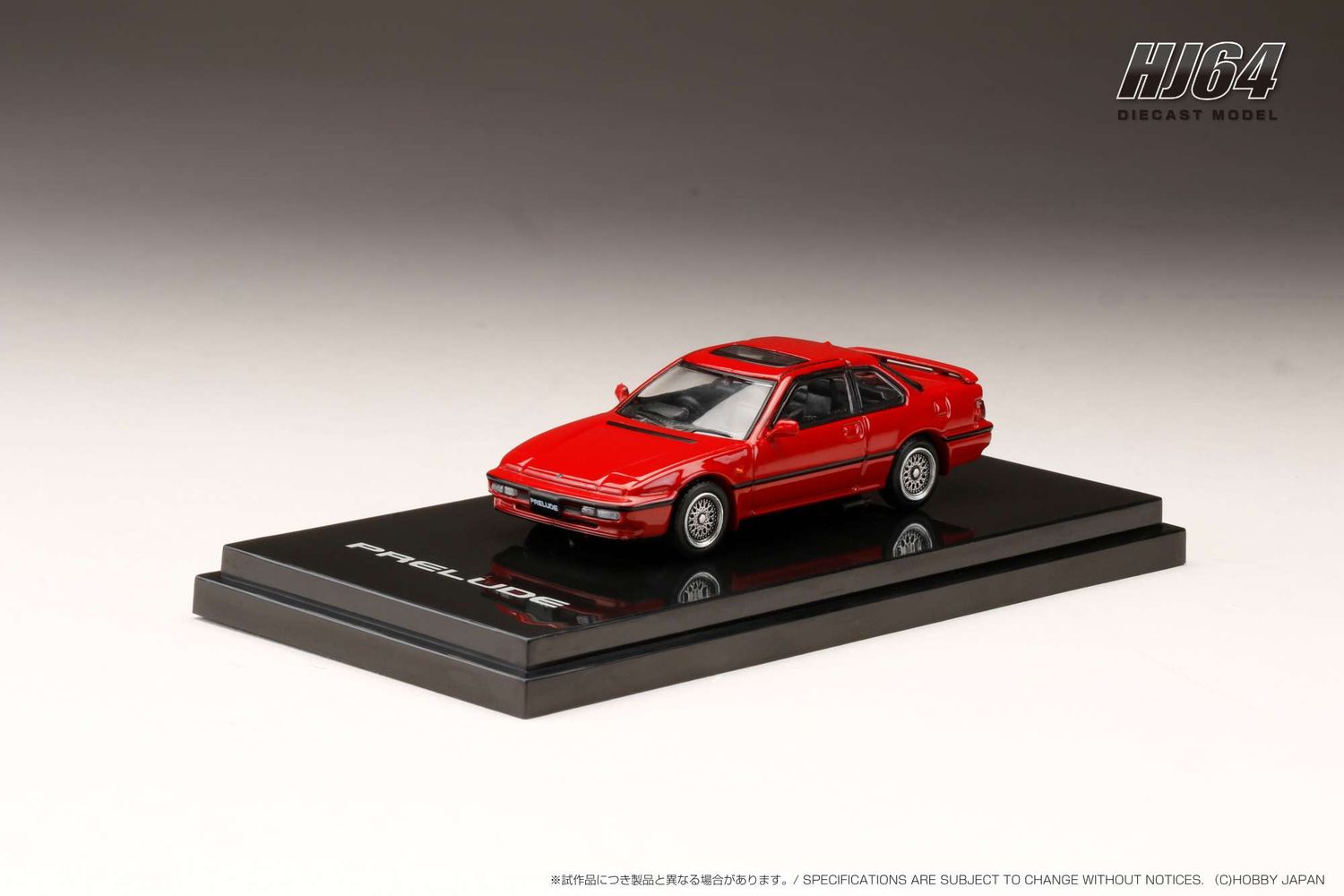 1:64 Hobby Japan - Honda Prelude (BA5) SI TCV Customized Version, phenix red