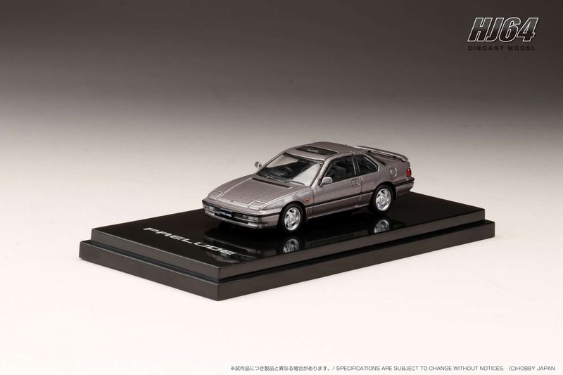1:64 Hobby Japan - Honda Prelude (BAS) SI TCV, puter gray metallic 1:64 Hobby Japan - Honda Prelude (BAS) SI TCV, puter gray metallic