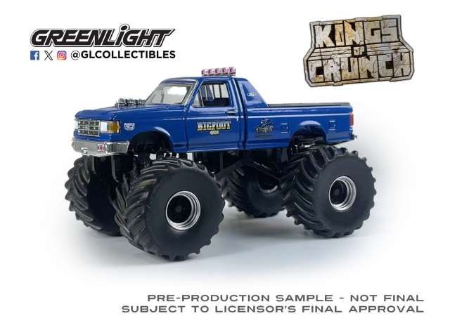 1:64 Greenlight - 1990 Ford F-350- Bigfoot #4 *Kings of Crunch Series 16*