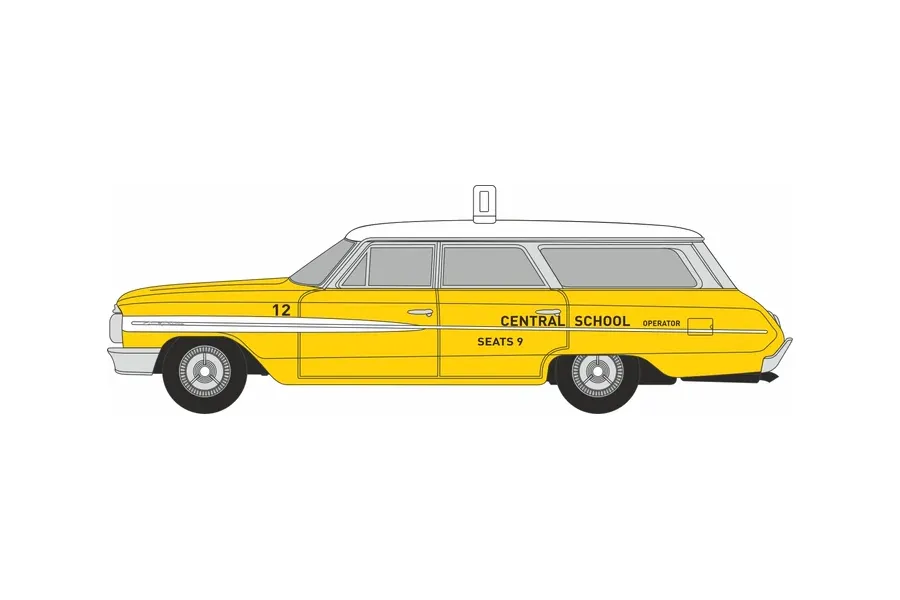 1:87 Oxford  - 1964 Ford Country Station Wagon Central School Bus