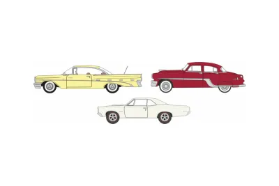 1:87 Oxford - Pontiac 3 Piece Set Centenary 2026 1:87 Oxford - Pontiac 3 Piece Set Centenary 2026