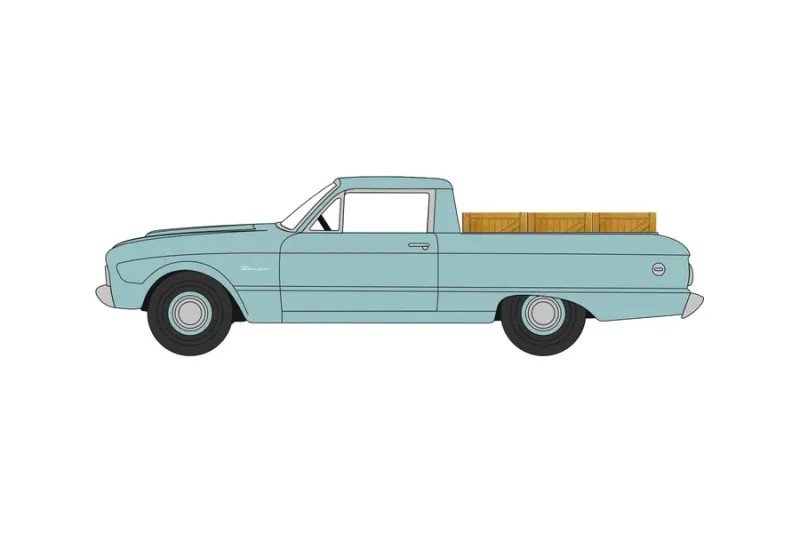 1:87 Oxford - 1960 Ford Falcon Ranchero Meadowvale Green (Load) 1:87 Oxford - 1960 Ford Falcon Ranchero Meadowvale Green (Load)