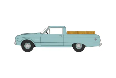 1:87 Oxford - 1960 Ford Falcon Ranchero Meadowvale Green (Load) 1:87 Oxford - 1960 Ford Falcon Ranchero Meadowvale Green (Load)