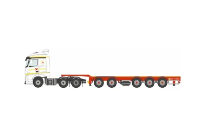 1:76 Oxford - Mercedes Actros SSC D-tec Combitrailer Port Express 1:76 Oxford - Mercedes Actros SSC D-tec Combitrailer Port Express