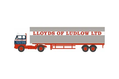1:76 Oxford - Volvo F88 40ft Box Trailer Lloyds Of Ludlow 1:76 Oxford - Volvo F88 40ft Box Trailer Lloyds Of Ludlow