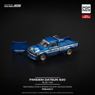 1:64 Pop Race Limited - Pandem Datsun 620, blue
