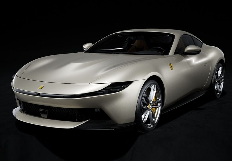 1:18 BBR - 2025 Ferrari Amalfi Abu Dhabi grey 1:18 BBR - 2025 Ferrari Amalfi Abu Dhabi grey