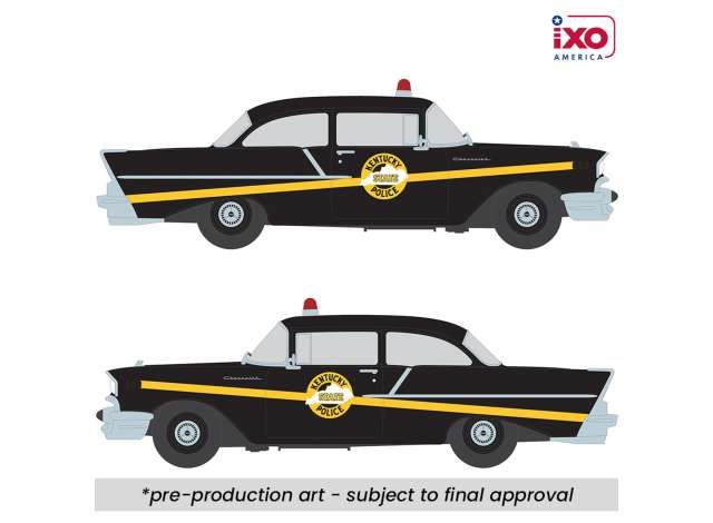 1:64 Ixo USA - 1957 Chevrolet One-Fifty *Kentucky State Police* 1:64 Ixo USA - 1957 Chevrolet One-Fifty *Kentucky State Police*