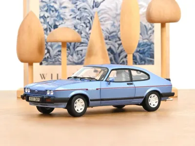 1:18 Norev - Ford Capri Mk.III 2.8 Injection RHD 1984 Paris Blue Metallic 1:18 Norev - Ford Capri Mk.III 2.8 Injection RHD 1984 Paris Blue Metallic