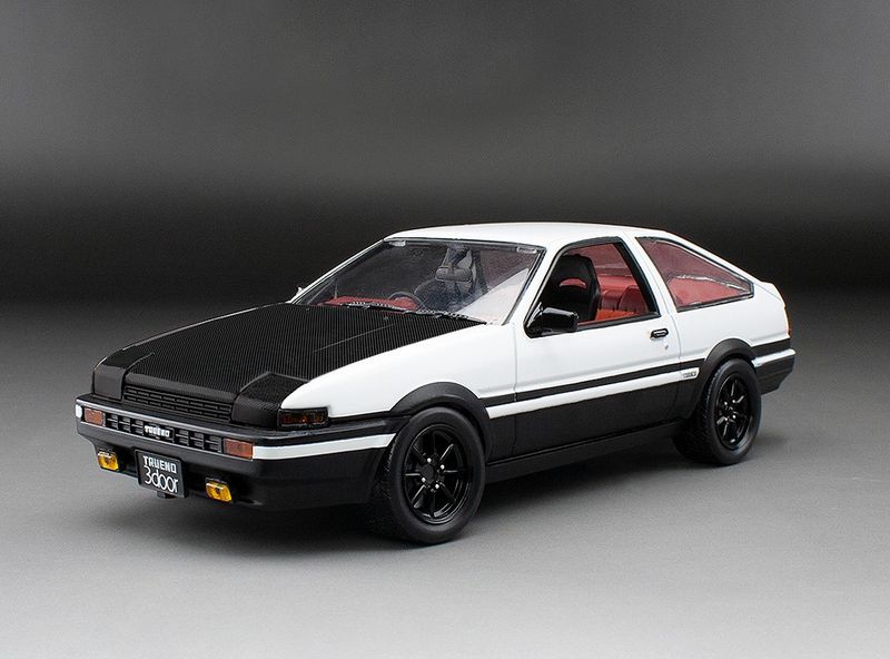 1:24 Sunstar - Toyota Sprinter Trueno GT Apex (AE86) - White/Black