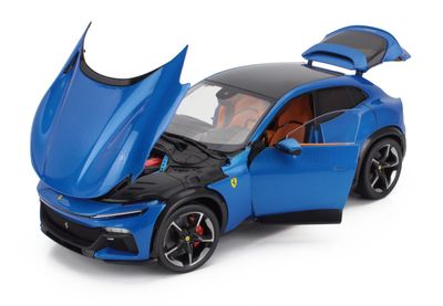 1:18 Polistil - 2022 Ferrari Purosangue Blu Corsa 1:18 Polistil - 2022 Ferrari Purosangue Blu Corsa