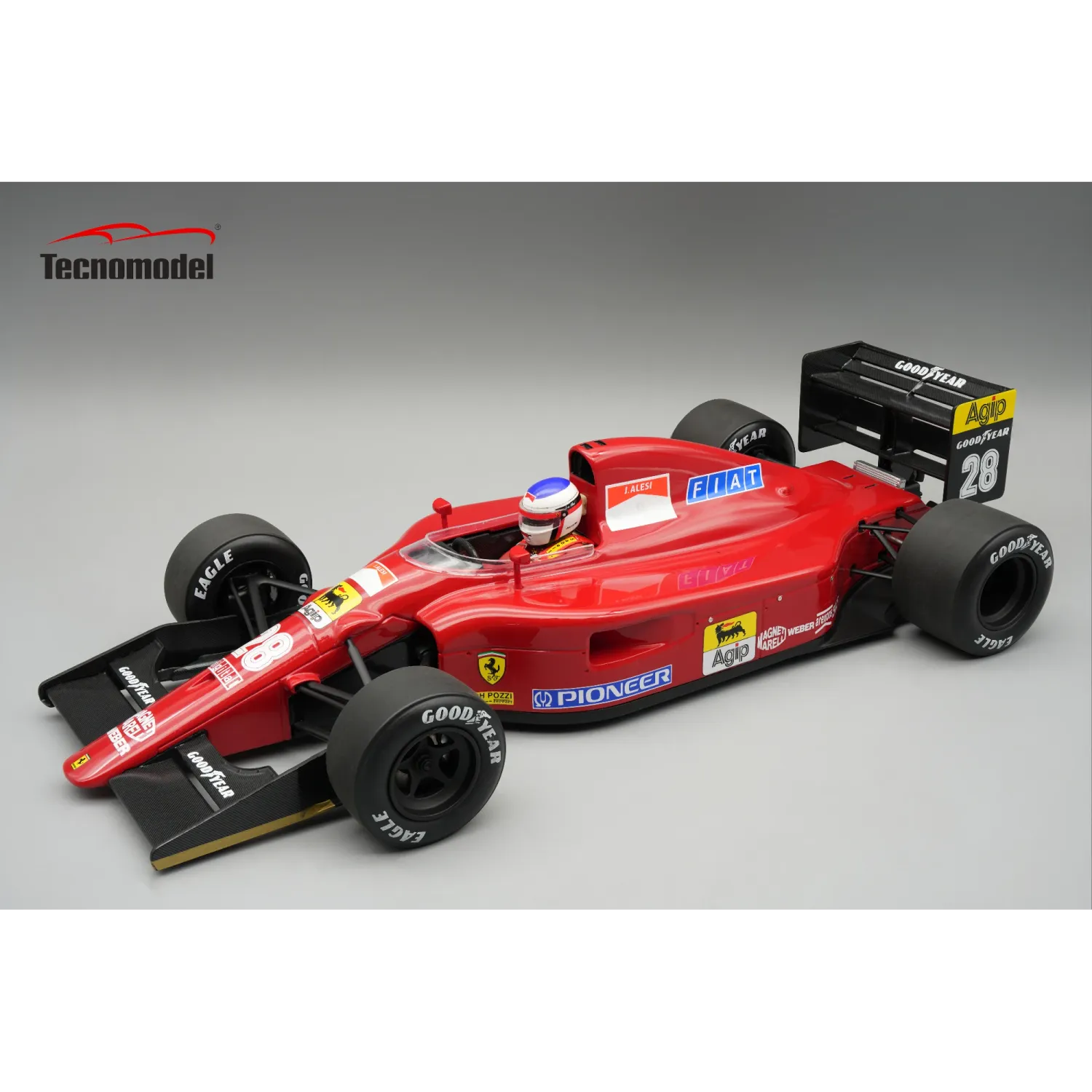 1:18 Tecnomodel - Ferrari 642 F1 1991 Belgium GP Jean Alesi *with Driver Figure*