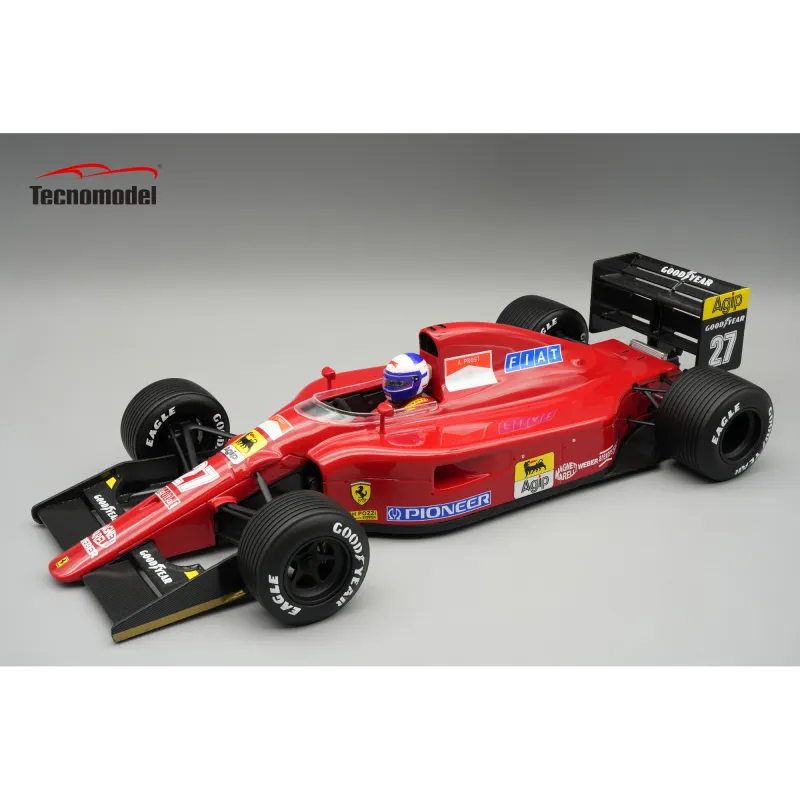 1:18 Tecnomodel - Ferrari 642 F1 1991 Imola GP Alain Prost Raining Tyres *with Driver Figure*