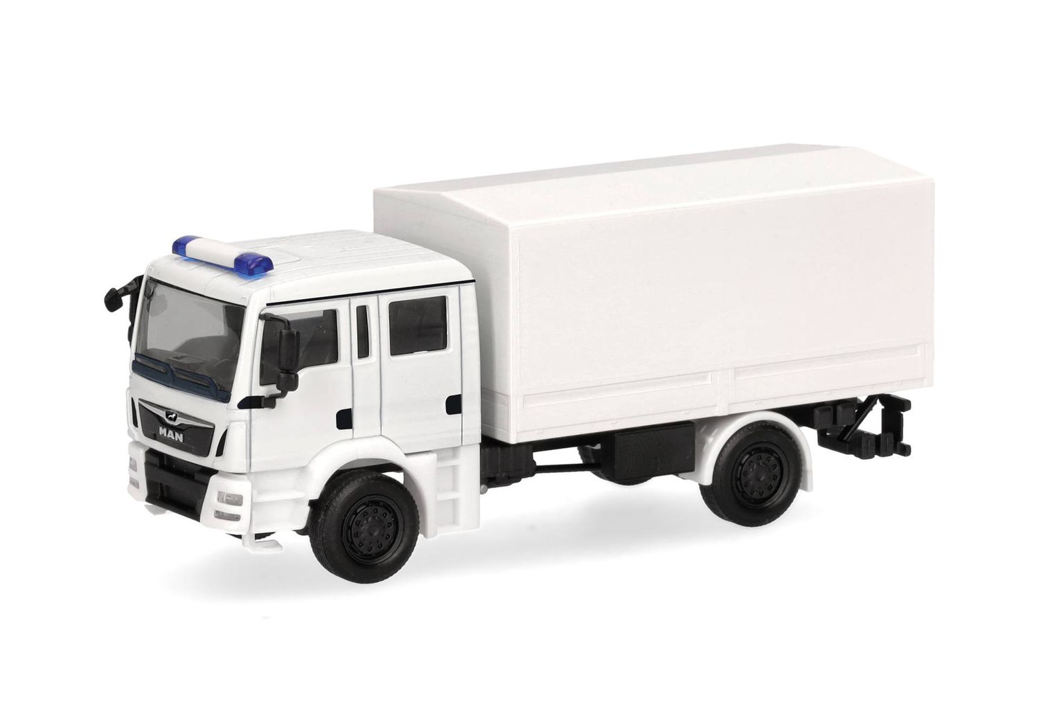 1:87 Herpa - Herpa MiniKit: MAN TGM Mehrzweckkraftwagen (MzKW), weiß (1 Stück)