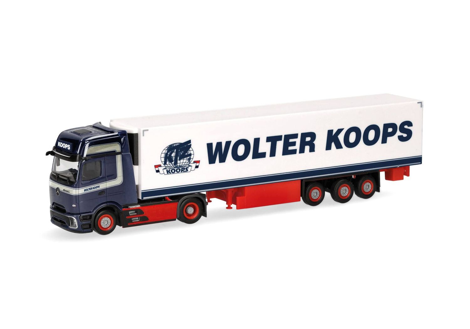1:87 Herpa - Mercedes-Benz Actros L ProCabin Gigaspace Kühlkoffer-Sattelzug "Wolter Koops"