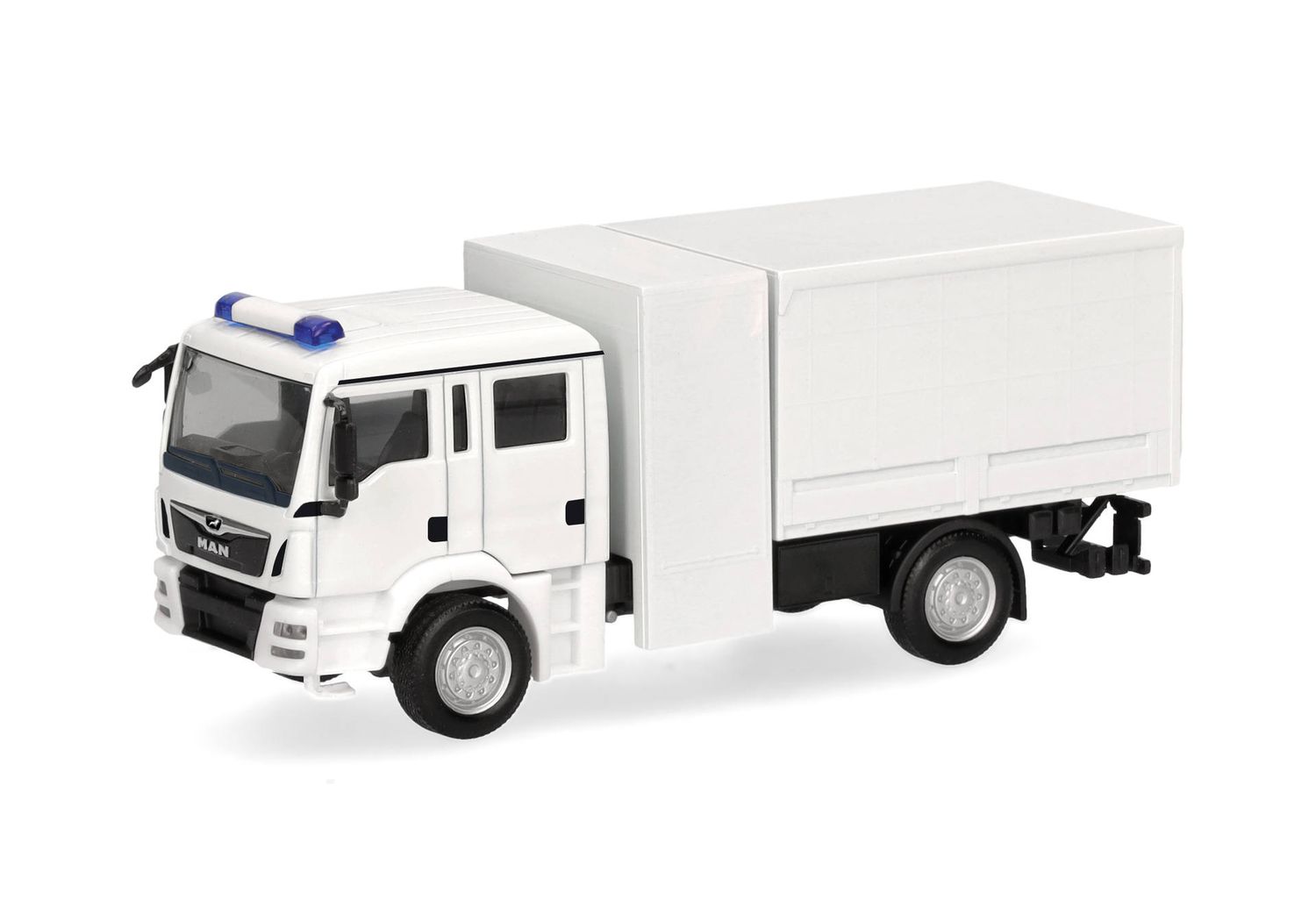 1:87 Herpa - Herpa MiniKit: MAN TGM Mehrzweckgerätewagen (MzGW), weiß (1 Stück)