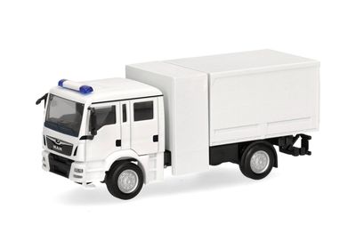 1:87 Herpa - Herpa MiniKit: MAN TGM Mehrzweckgerätewagen (MzGW), weiß (1 Stück) 1:87 Herpa - Herpa MiniKit: MAN TGM Mehrzweckgerätewagen (MzGW), weiß (1 Stück)