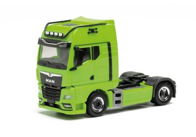 1:87 Herpa - MAN TGX GX Individual Zugmaschine 2achs, grün 1:87 Herpa - MAN TGX GX Individual Zugmaschine 2achs, grün