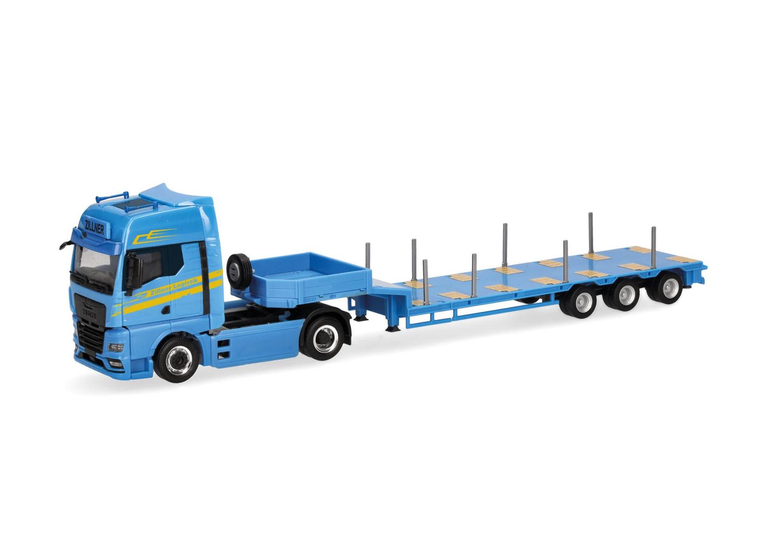 1:87 Herpa - MAN TGX GX Semitieflader-Sattelzug "Zillner"