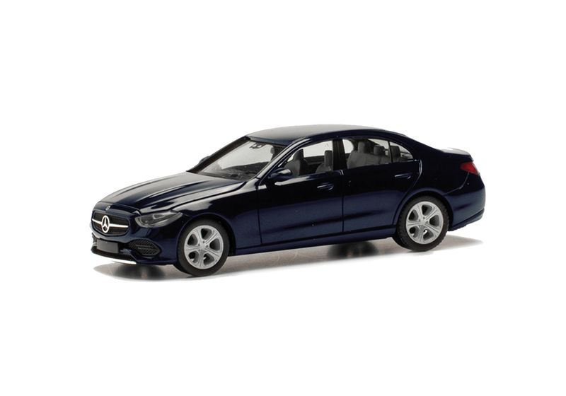 1:87 Herpa - Mercedes-Benz C-Klasse Limousine, dunkelblau 1:87 Herpa - Mercedes-Benz C-Klasse Limousine, dunkelblau