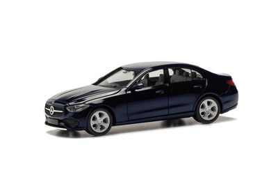 1:87 Herpa - Mercedes-Benz C-Klasse Limousine, dunkelblau 1:87 Herpa - Mercedes-Benz C-Klasse Limousine, dunkelblau