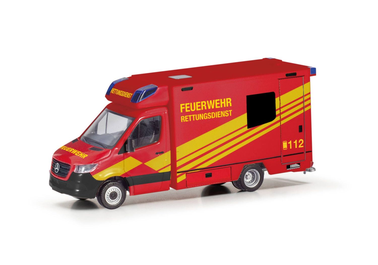 1:87 Herpa - Mercedes-Benz Sprinter '18 Fahrtec Rettungswagen "Feuerwehr"
