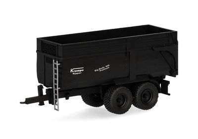 1:87 Herpa - Krampe Kippmuldenanhänger BigBody 650 2achs, schwarz 1:87 Herpa - Krampe Kippmuldenanhänger BigBody 650 2achs, schwarz