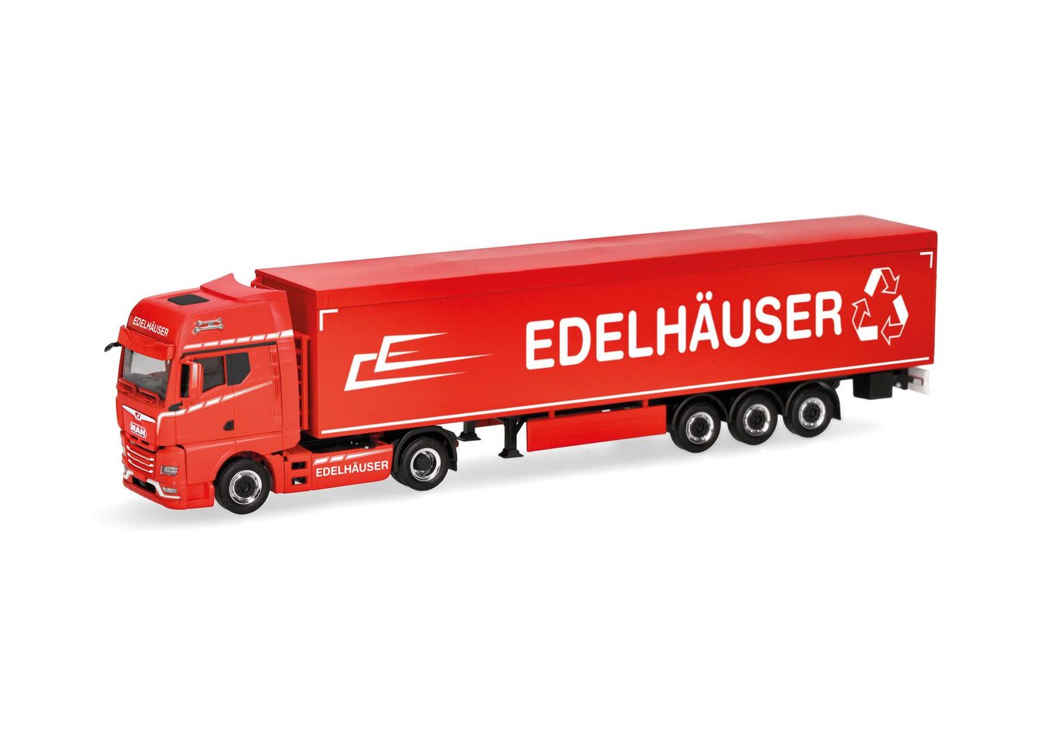 1:87 Herpa - MAN TGX GX Schubboden-Sattelzug "Edelhäuser"