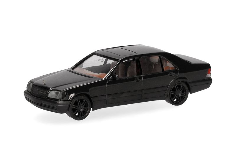 1:87 Herpa - Mercedes-Benz 600 SEL V12 mit Brabus-Felgen, schwarz 1:87 Herpa - Mercedes-Benz 600 SEL V12 mit Brabus-Felgen, schwarz