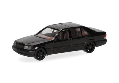 1:87 Herpa - Mercedes-Benz 600 SEL V12 mit Brabus-Felgen, schwarz 1:87 Herpa - Mercedes-Benz 600 SEL V12 mit Brabus-Felgen, schwarz