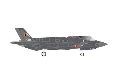 1:200 Herpa Wings - Belgian Air Component Lockheed Martin F-35A Lightning II - 312th Fighter Squadron, Luke Air Base 1:200 Herpa Wings - Belgian Air Component Lockheed Martin F-35A Lightning II - 312th Fighter Squadron, Luke Air Base