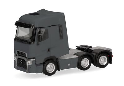 1:87 Herpa - Renault T Facelift Zugmaschine 3achs (6x2), grau 1:87 Herpa - Renault T Facelift Zugmaschine 3achs (6x2), grau