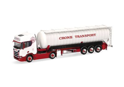 1:87 Herpa - Scania CR 20 HD Saugsilo-Sattelzug 1:87 Herpa - Scania CR 20 HD Saugsilo-Sattelzug "Crone Handel und Transport"