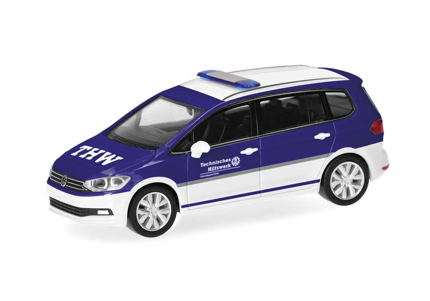 1:87 Herpa - Volkswagen (VW) Touran "THW Fürth"
