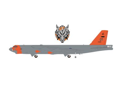 1:200 Herpa Wings - U.S. Air Force Boeing B-52H Stratofortress - 49th Test and Evaluation Sqn - 1:200 Herpa Wings - U.S. Air Force Boeing B-52H Stratofortress - 49th Test and Evaluation Sqn - "Test orange" livery