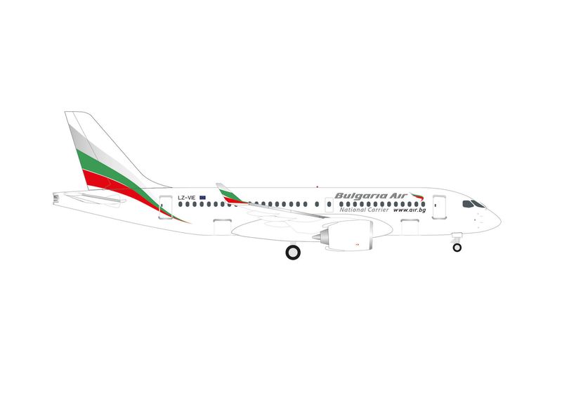 1:500 Herpa Wings - Bulgaria Air Airbus A220-100 – LZ-VIE 1:500 Herpa Wings - Bulgaria Air Airbus A220-100 – LZ-VIE
