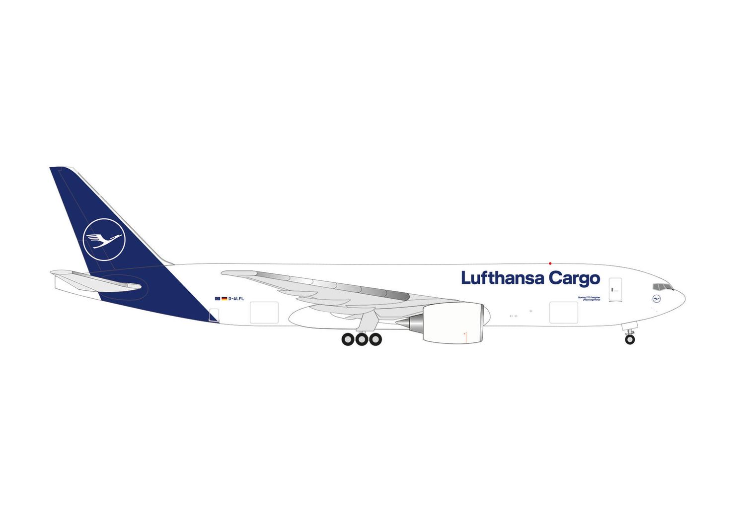 1:500 Herpa Wings - Lufthansa Cargo Boeing 777F – D-ALFL