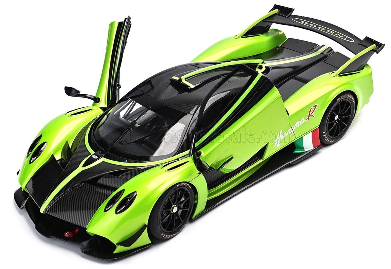 1:18 LCD Models - 2021 Pagani Huayra R Green Carbon