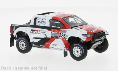 1:43 Ixo - Toyota GR DKR Hilux Evo T1+ #225 Rally Dakar 2023 H. Lategan - B. Cummings 1:43 Ixo - Toyota GR DKR Hilux Evo T1+ #225 Rally Dakar 2023 H. Lategan - B. Cummings