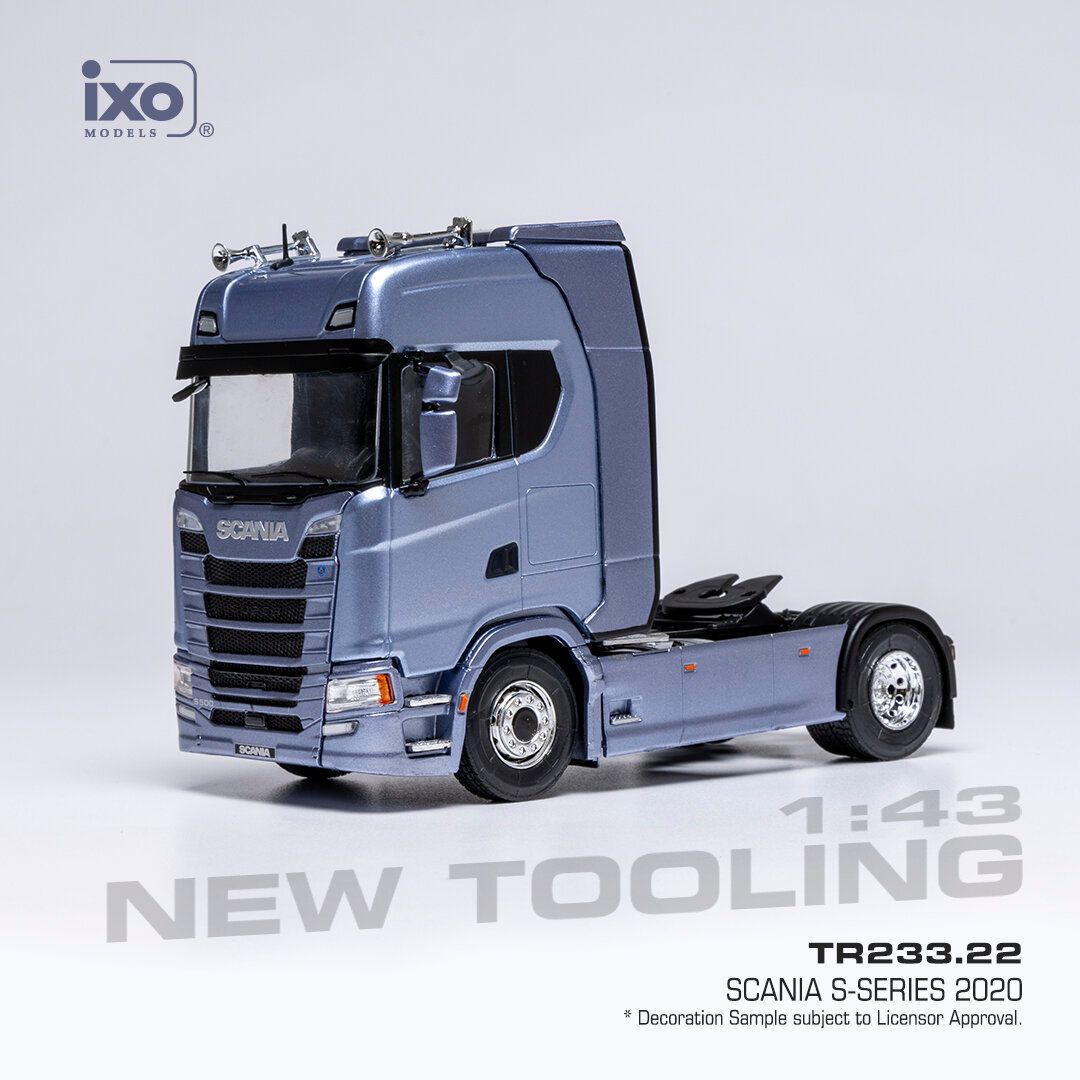 1:43 Ixo - Scania S-Series 2020 Blau Metallic