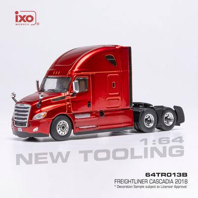 1:64 Ixo - 2018 Freightliner Cascadia Rot Metallic 1:64 Ixo - 2018 Freightliner Cascadia Rot Metallic