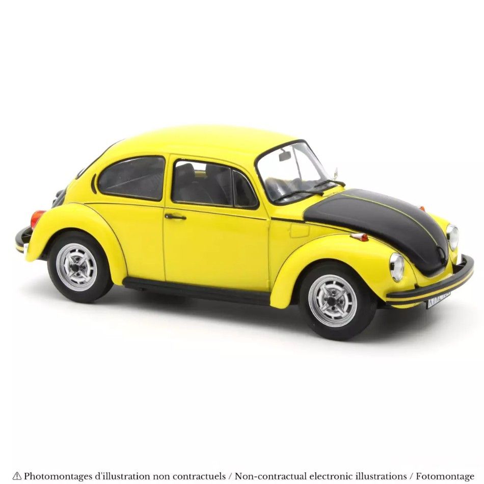 1:18 Norev - 1973 Volkswagen 1303 Käfer Yellow Black