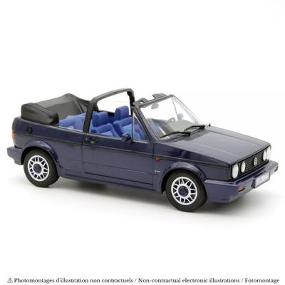 1:18 Norev - 1992 Volkswagen Golf 1 Cabrio Blue Metallic 1:18 Norev - 1992 Volkswagen Golf 1 Cabrio Blue Metallic