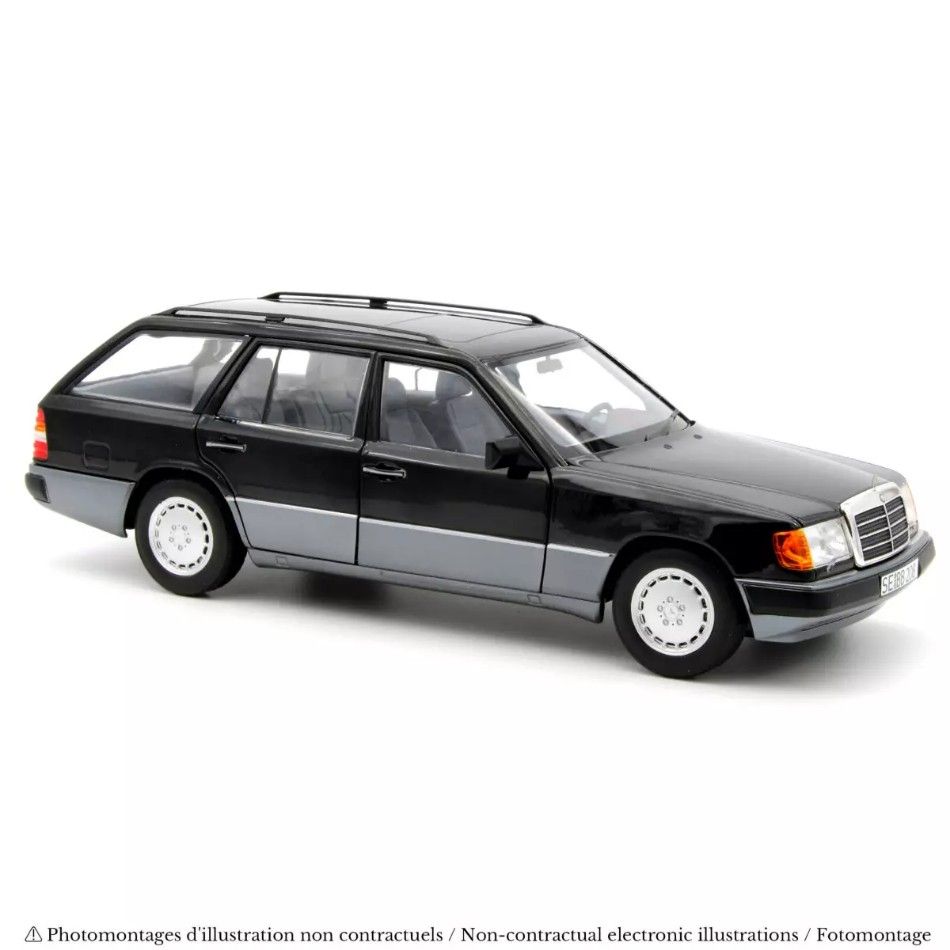 1:18 Norev - 1990 Mercedes 300D T-Modell Blueblack Metallic