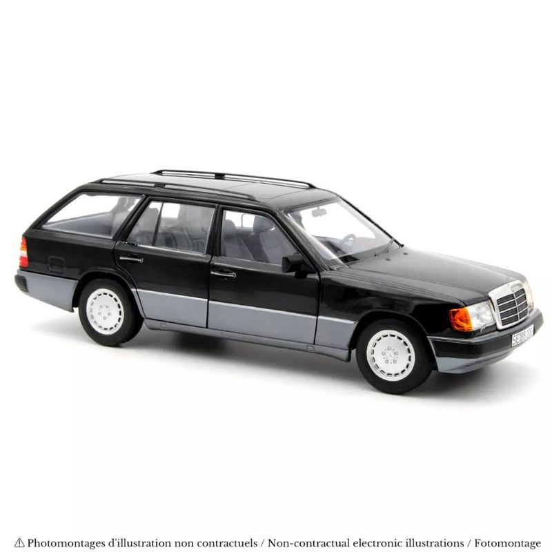 1:18 Norev - 1990 Mercedes 300D T-Modell Blueblack Metallic 1:18 Norev - 1990 Mercedes 300D T-Modell Blueblack Metallic