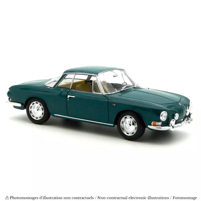1:18 Norev - 1963 Volkswagen Karmann Ghia 1500 Green 1:18 Norev - 1963 Volkswagen Karmann Ghia 1500 Green