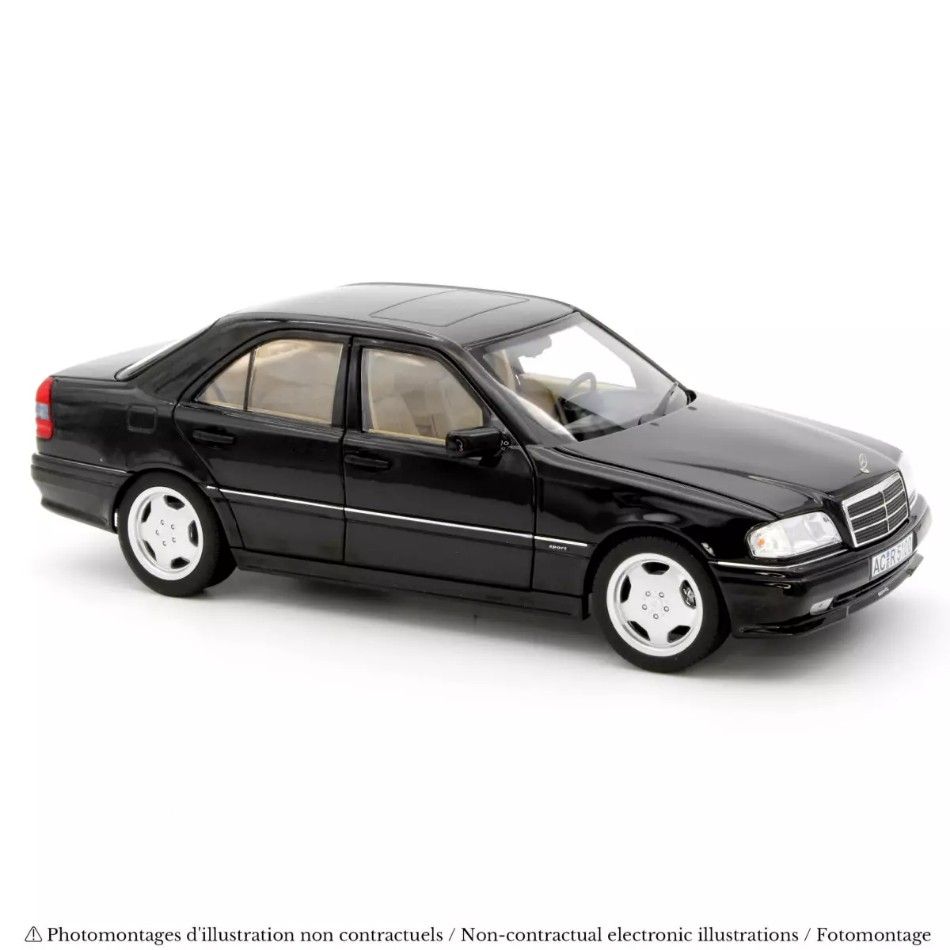 1:18 Norev - 1993 Mercedes C36 AMG Black Metallic
