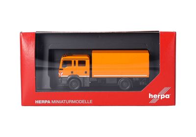 1:87 Herpa - MAN TGM MzKW (Mehrzweckkraftwagen), kommunalorange 1:87 Herpa - MAN TGM MzKW (Mehrzweckkraftwagen), kommunalorange