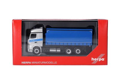1:87 Herpa - Mercedes-Benz Actros Streamspace Wechsellader-LKW 1:87 Herpa - Mercedes-Benz Actros Streamspace Wechsellader-LKW "Bereitschaftspolizei Mecklenburg-Vorpommern"